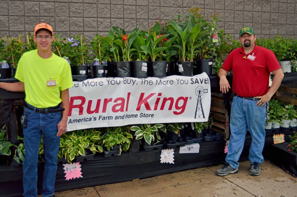 Kyle (pictured on left) began his career at Rural King as a part time loader in January of 2015.