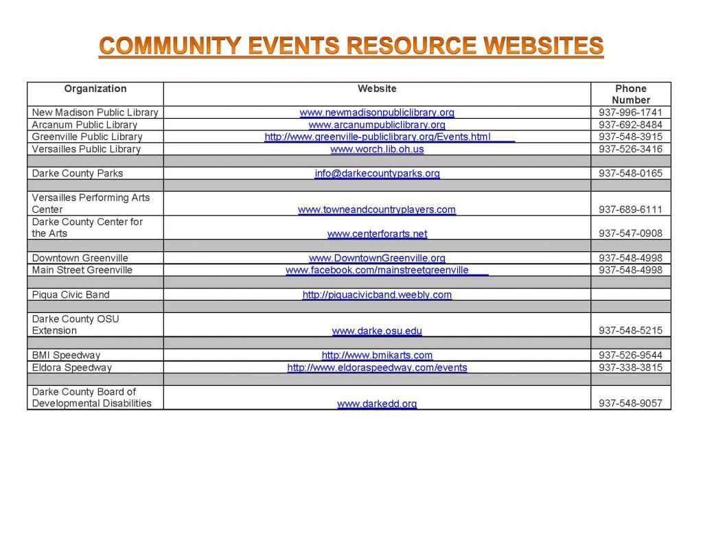 Community Calendar Whats Happening 8.31.18 Page 11