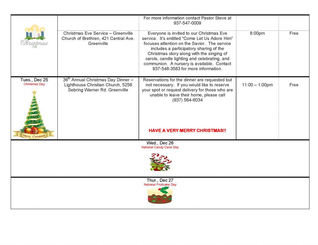 Community Calendar Whats Happening 12.2118 Page 2